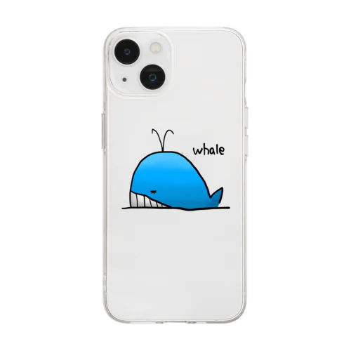ねむねむくじら Soft Clear Smartphone Case