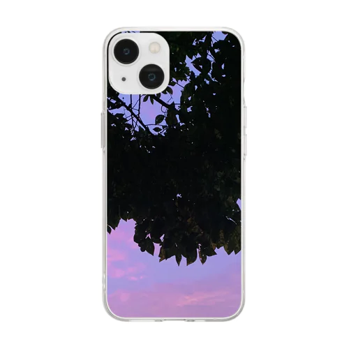 綺麗な空色💗 Soft Clear Smartphone Case