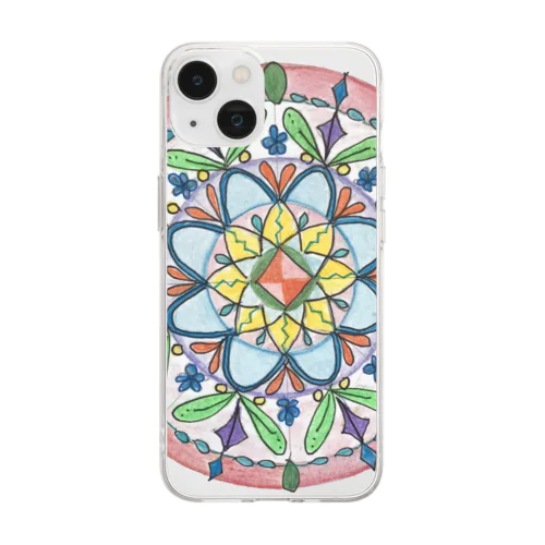 まんだらちゃん Soft Clear Smartphone Case