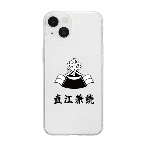 将軍スマホケース　モデル直江兼続 Soft Clear Smartphone Case