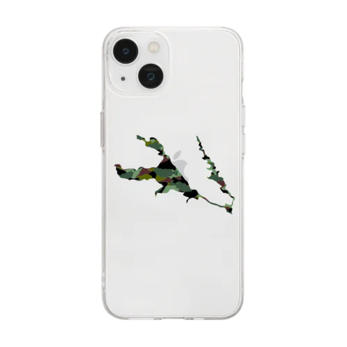 バス迷彩　霞ヶ浦シリーズ Soft Clear Smartphone Case