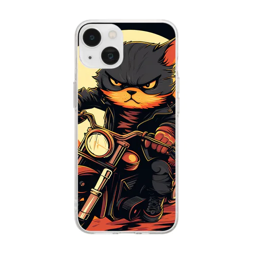 待ってろよ！ Soft Clear Smartphone Case