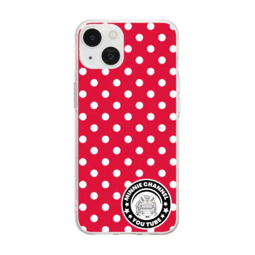 ドットMinnie Soft Clear Smartphone Case