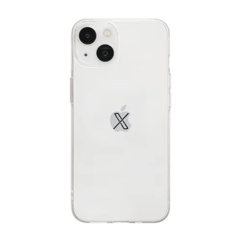 透明なX Soft Clear Smartphone Case