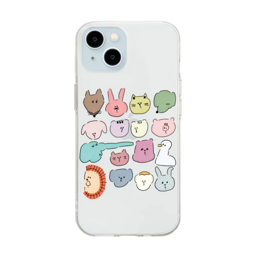 new classmate （※"classmate"リニューアルしたよ） Soft Clear Smartphone Case