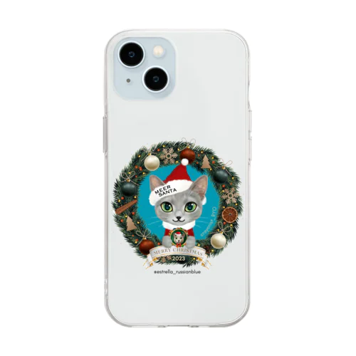 2023★MEERサンタグッズ Soft Clear Smartphone Case