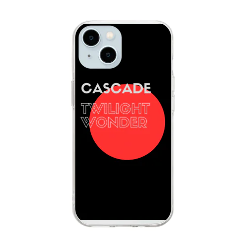 "夕暮れの魔法の滝" Soft Clear Smartphone Case