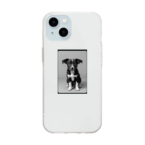 犬 Soft Clear Smartphone Case