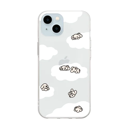 sweet dreams (犬) Soft Clear Smartphone Case