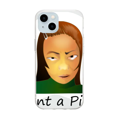 I Want A Piano.(black) Soft Clear Smartphone Case
