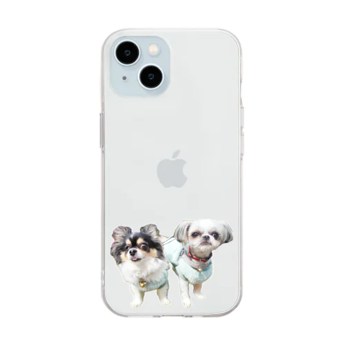 元保護っ子　ルカビビちゃん Soft Clear Smartphone Case
