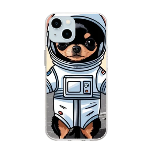 チワワ宇宙飛行 Soft Clear Smartphone Case