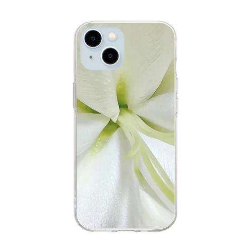 純白 Soft Clear Smartphone Case