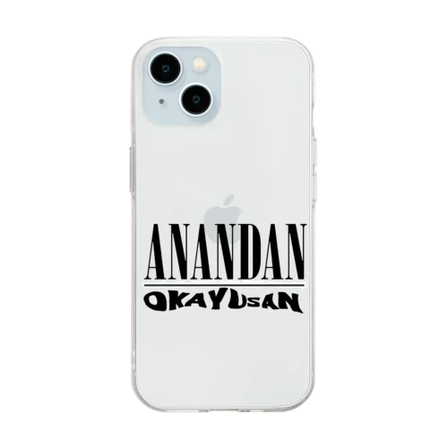 TTPおかゆさんロゴグッズ。 Soft Clear Smartphone Case