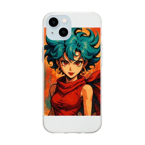 艶美な瑠璃さん Soft Clear Smartphone Case