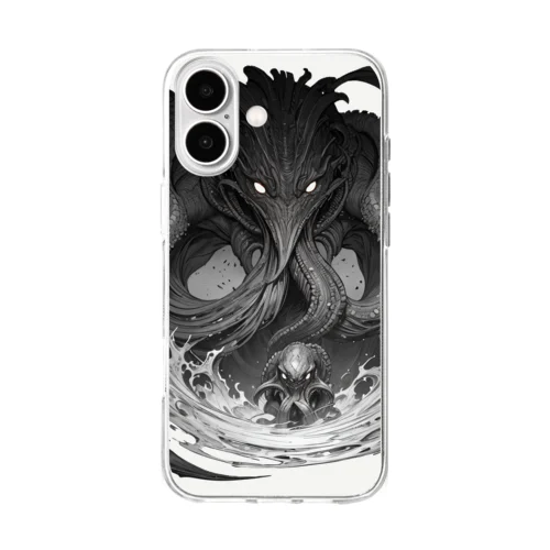 クトゥルフ神話 ラブクラフト ロールプレイ Soft Clear Smartphone Case