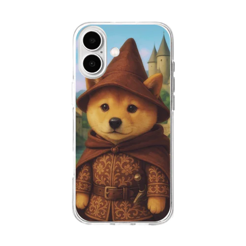 柴犬勇者見習い１ Soft Clear Smartphone Case