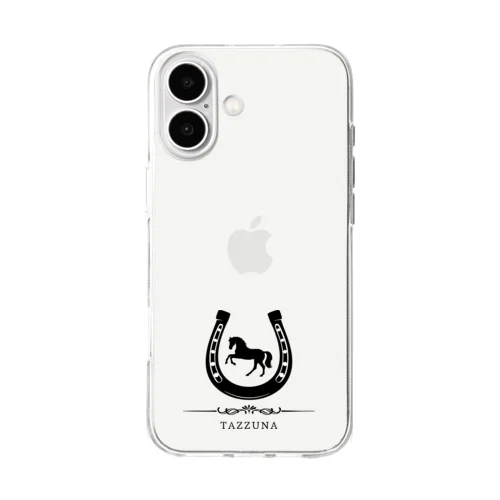 推し馬ネーム、入れちゃいます！※購入前に要連絡！専用ページおつくりします。 Soft Clear Smartphone Case