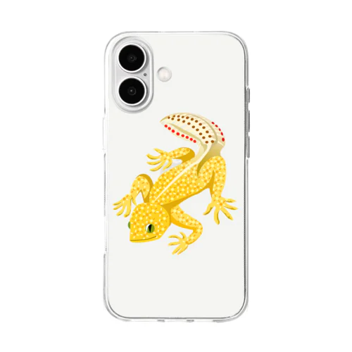 ヒョウモントカゲモドキ。 Soft Clear Smartphone Case
