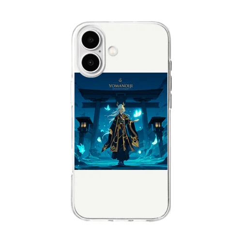 宵闇の陰陽師（ようやみのおんみょうじ）紫月 Soft Clear Smartphone Case