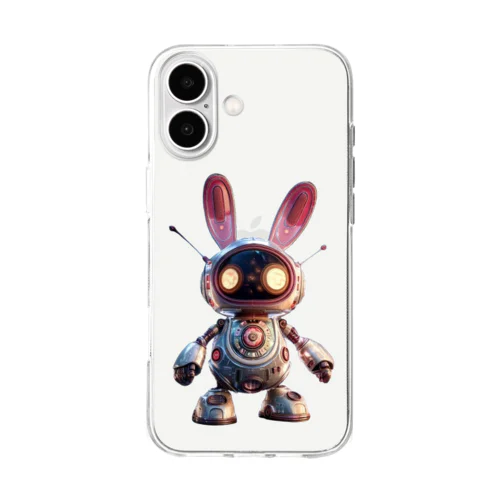 宇宙うさぎ　ソフトクリアスマホケース Soft Clear Smartphone Case