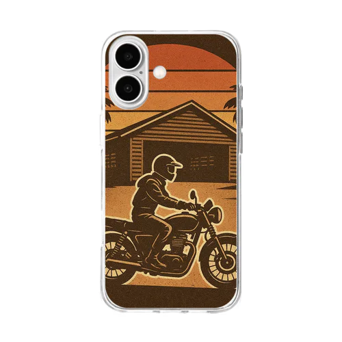 ライド・ウィズ・ミー Soft Clear Smartphone Case