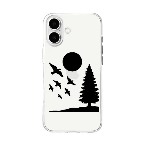 Birds and Sun Soft Clear Smartphone Case