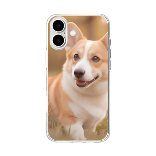 癒しのコーギー Soft Clear Smartphone Case