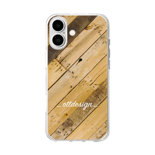 「_ottdesign_」ロゴ入りスマホケース Soft Clear Smartphone Case