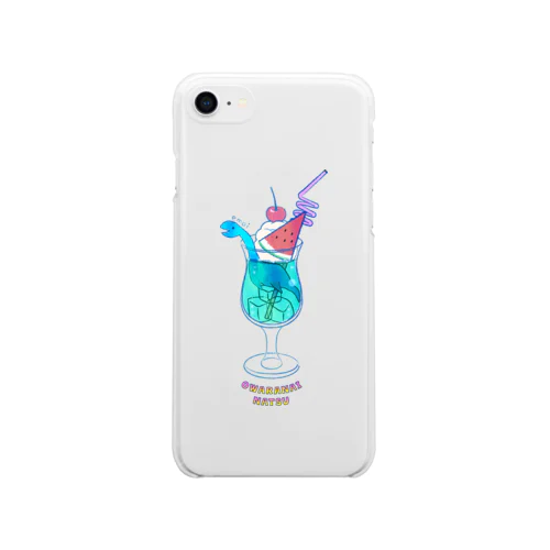 OWARANAI NATSU すいかバージョン🇵🇸 Soft Clear Smartphone Case