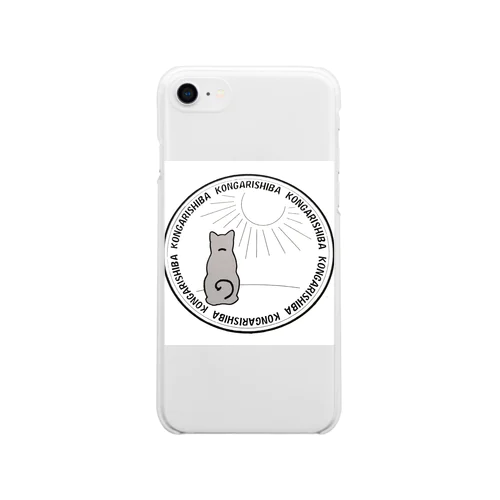 しばいぬ　こんがり Soft Clear Smartphone Case