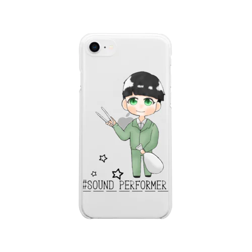 お掃除クリアケース Soft Clear Smartphone Case