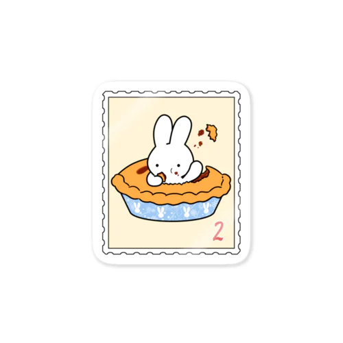 うさぎのパイになるもんか！ Sticker