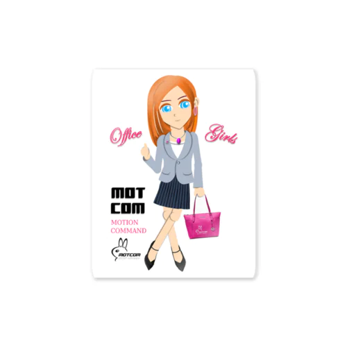 「オフィス女子」Officegirls Sticker