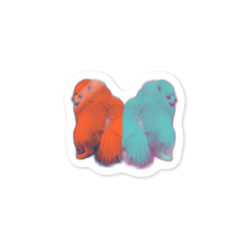 poop W Sticker