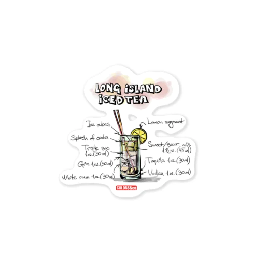 COLORS&co ロングアイランドアイスティー Sticker