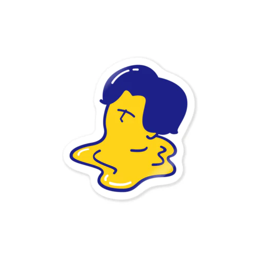 センターパートヌマ Sticker