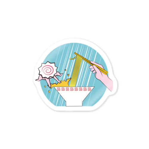 ラーメン脱走大作戦 Sticker
