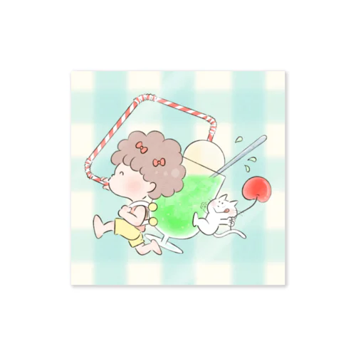 クリームソーダリュック Sticker