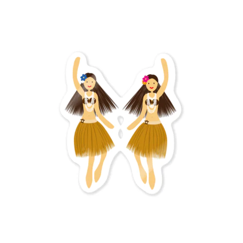 タヒチアンダンサーズ（ショートモレ） Sticker