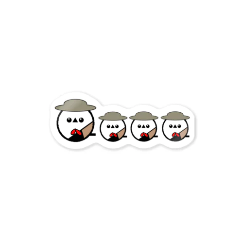 シマエナガ探検隊 Sticker