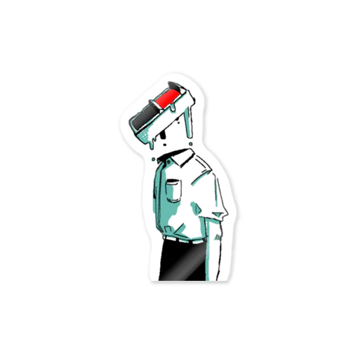 溶ける信号機 Sticker