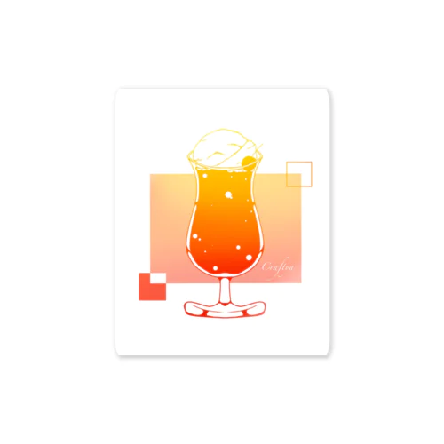 くりぃむそぉだ(オレンジ) Sticker