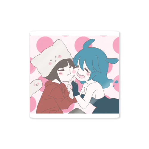 仲良し夫婦 Sticker