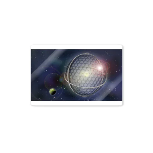 未来の太陽の姿 Sticker
