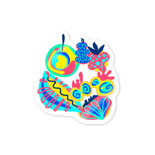 ミステリアスフルーツ Sticker