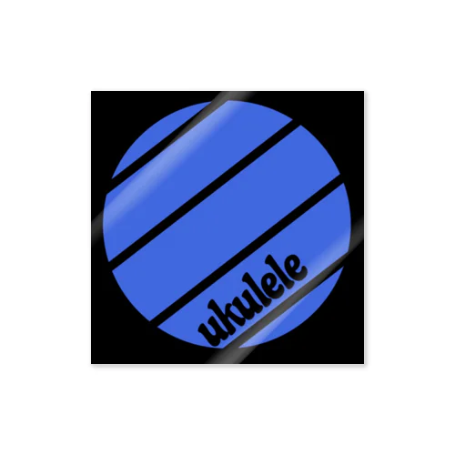 ブルーウクレレ Sticker