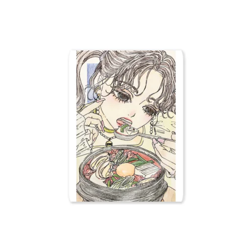 スンドゥブ美少女 Sticker