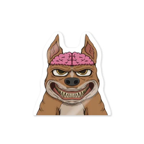 MUKIDASHI | ピットブル Sticker