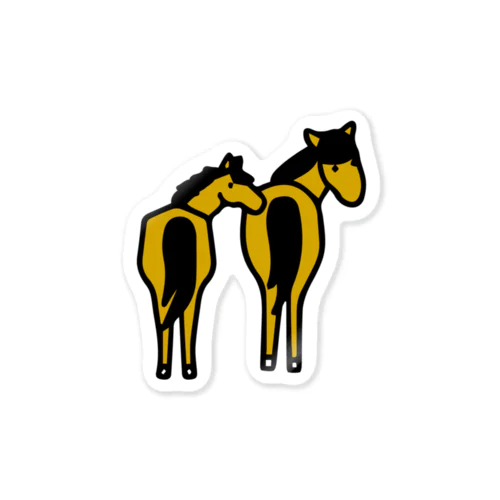 見返り美人 Sticker